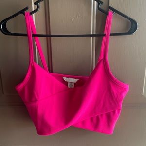 NEW Pink H&M Cropped Tank